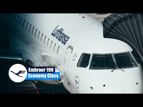 FINALLY! Lufthansa Cityline E-190 Economy Class | Hamburg to Frankfurt