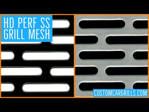 Heavy Duty Perforated SS Universal Aluminum Grill Mesh - by customcargrills.com