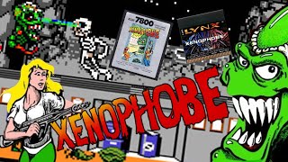Xenophobe on the Atari 7800 and Lynx
