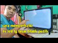 Tv Led Lg Layar Blank Putih