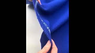 A1_618 Пальтово-костюмная цвет Синий, ширина 136 см на YouTube