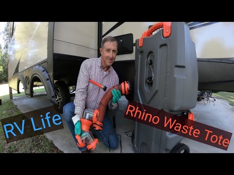 Reviewing The Camco Rhino Heavy Duty 28 Gallon Portable Waste Tote