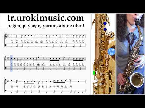 Saksafon tenor Nasıl Çalınır Imagine Dragons - Whatever It Takes Tablatura um-i723