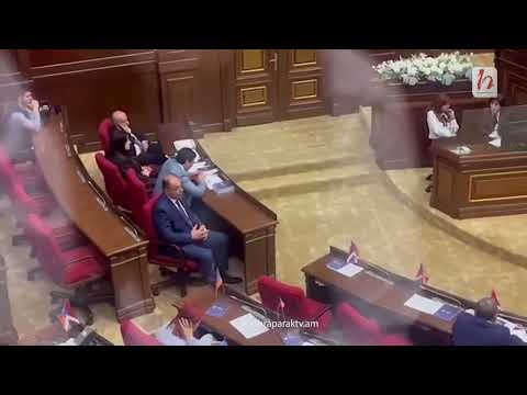 Անվտանգության աշխատակիցը նստել է ԱԺ նիստերի դահլիճում