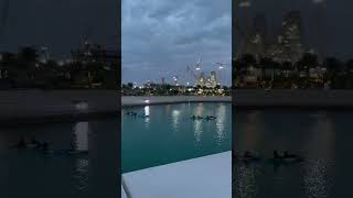 Abu Dhabi Waterfront 🇦🇪 #4kwalk #travel #abudhabi #louvreabudhabi #uae #walkingtour
