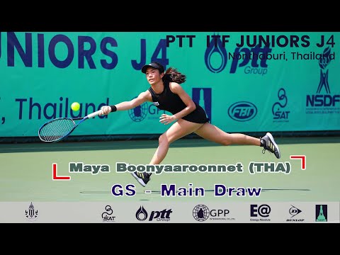 PTT  ITF JUNIORS J4 GS - Main Draw - Maya Boonyaaroonnet (THA) vs Sohini Sanjay Mohanty (IND)