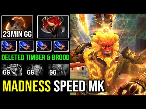 REASON Why Monkey King is the Best Timber & Brood Counter | Crazy Madness Speed Jingu Mastery DotA 2