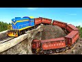 The Long Freight Trains Can T Climb Lego City Train Video