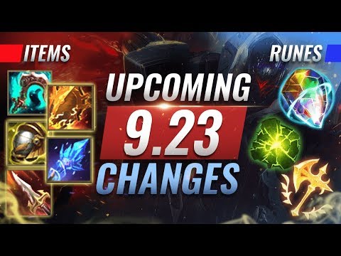 MASSIVE CHANGES: New REWORKS, Items, & Runes Coming in Patch 9.23 - League of Legends