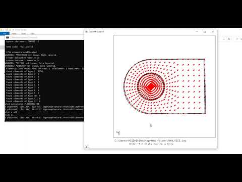 CalculiX command [view sur] [view vol] in CGX window