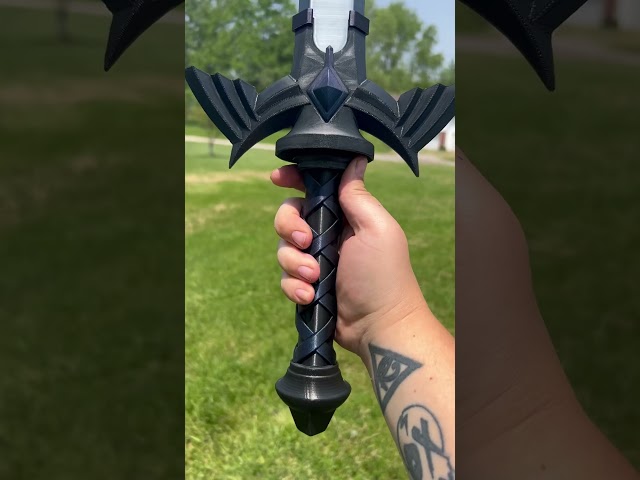 Vídeo relacionado con VELATEMOR Espada Larga de Cosplay Impresa en 3D, Espada de Disfraz de Cosplay Púrpura, Accesorio de Fantasía de Arma de Cosplay, Disfraz de Halloween, Réplica de Espada de Anime