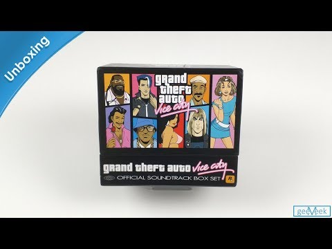 GTA Vice City Official Soundtrack Box Set Unboxing