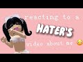 reacting to a hater’s video 💕