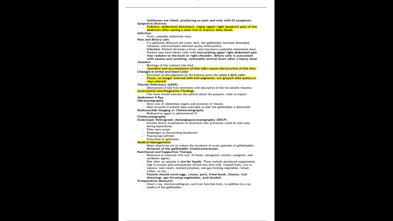 NUR 3180 – Primary Concepts of Adult Nursing Study Guide   Exam 3