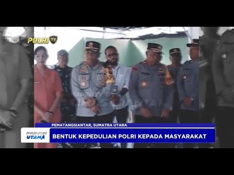 POLRES PEMATANGSIANTAR BANTU KORBAN KEBAKARAN