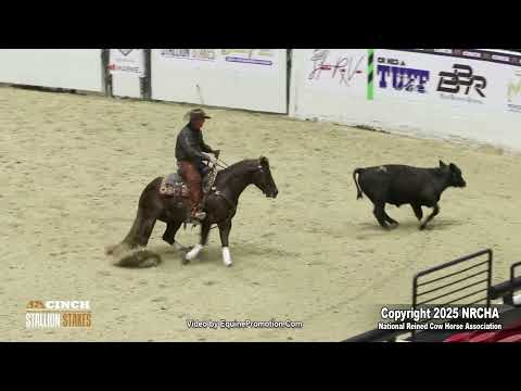 SJR Mists Bond shown by Corey D Cushing - 2025 NRCHA Stallion Stakes (cow, open derby)