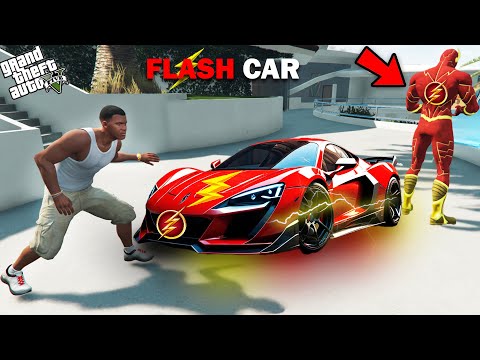Franklin Stealing Flash Car in GTA 5 ! | Techerz