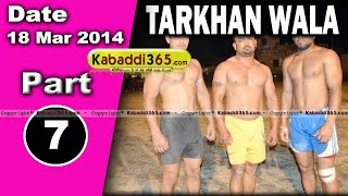 Tarkhan Wala (Mukatsar) Kabaddi Tournament 18 Mar 2014 Part 1 By Kabaddi365.com