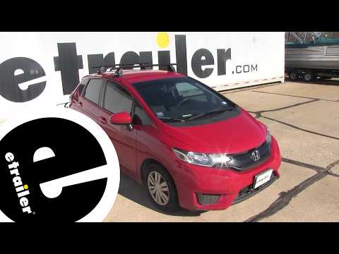 Test Fit: Custom DK Fit Kit for 4 Rhino-Rack 2500 Series Roof Rack Legs on a 2016 Honda Fit