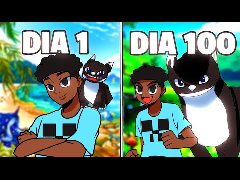 Eu Sobrevivi 100 dias no MUNDO COMO TREINAR SEU DRAGÃO no Minecraft