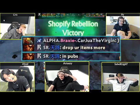 "drop ur items more" -Arteezy allchat vs player who griefed his pub made his teammates laugh