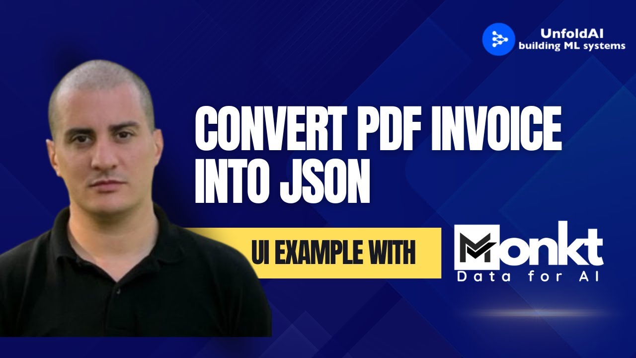 How to Convert PDF Invoices to Structured JSON with Monkt | Extract Invoice Data easy in 2025
