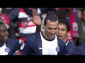Fantastique but du talon Zlatan IBRAHIMOVIC (10') - Paris Saint-Germain - SC Bastia (4-0 - 2013/2014