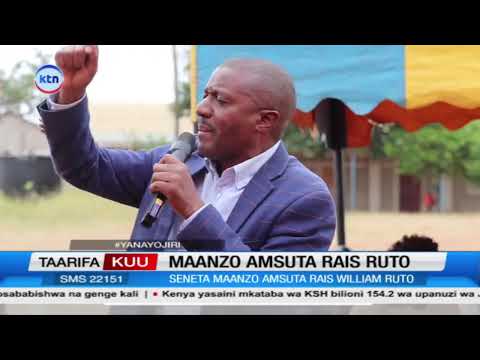 Seneta Dan Maanzo amkosoa Ruto kuhusu visa vya utekaji na mauaji ya vijana