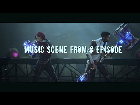 ARCANE | Miyavi & PVRIS - Snakes | Music Scene Episode 8 - Vi and Jace fighting | League of Legend