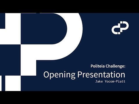 Politeia Challenge - Part 1 - Opener w/ Jake Yocom-Piatt (@behindtext - Decred Project Lead)