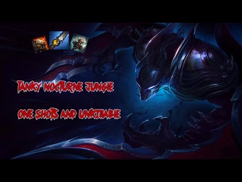 One shots, and still tanky AF, Nocturne Jungle Full Gameplay Commentary