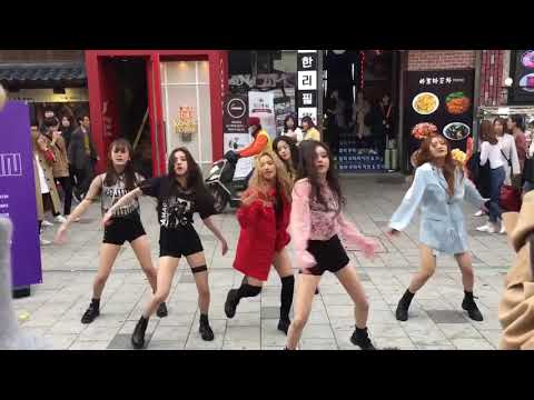150417 G_I_DLE [New GG Cube] Cover Dance [BTS CL 4Minute] @Hongdae