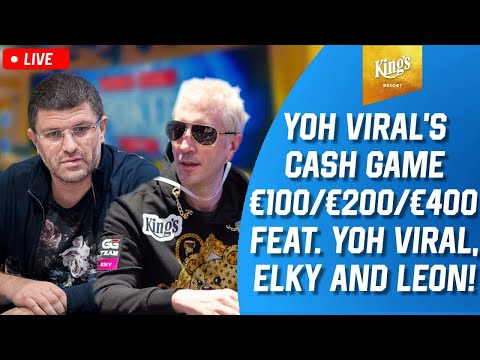 Yoh Viral, Elky, Leon Tsoukernik Play €100/€200/€400 NLH LIVE!