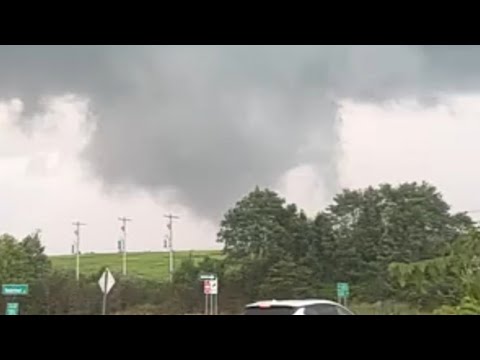 Just minutes ago! Storm in USA,tornado footage athens ohio