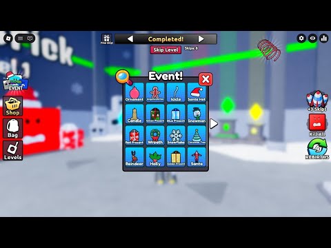 Roblox Try To Die Christmas Event 2025 (All 20 Items)