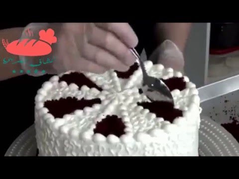 طريقة تزيين الكيكة باحترافية بطريقة جد سهلة - How to decorate cakes