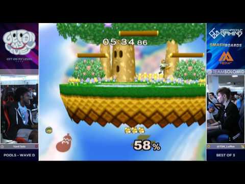 Yard Sale (Ice Climbers) vs TSM RB Leffen (Fox) -  GOML2016 -  SSBM Pools