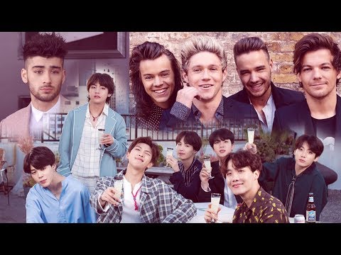 BTS (방탄소년단) and ONE DIRECTION (w/ ZAYN) Interactions -part 1