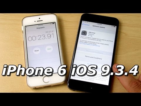 iPhone 6 iOS 9.3.4