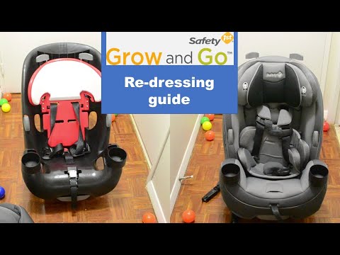 Safety 1st Grow and Go 3-In-1 Car Seat - Cover re-dressing guide | Step by step