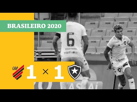Athletico-PR 1 x 1 Botafogo - Gols - 09/09 - Brasileirão 2020
