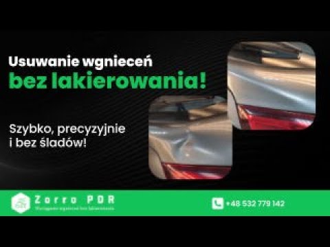 Zobacz filmy, ZorroPDR - usuwanie wgnieceń bez lakierowania, Chotów