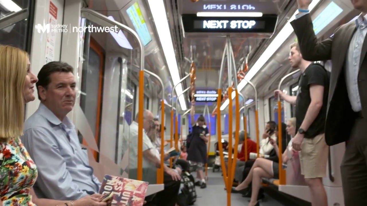 Video thumbnail for Sydney Metro Northwest - New metro railway station prototypes