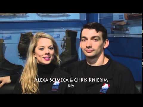 Alexa Scimeca & Chris Knierim name pronunciation