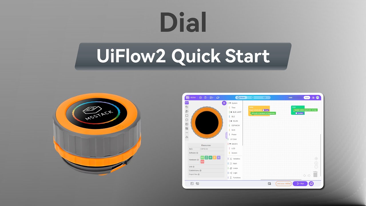 Dial | UIFlow 2.0 Device Basic Tutorial