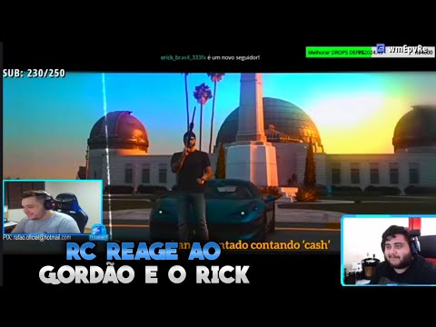 RC REAGE AO RICK E O GORDÃ0 REAGINDO A MUSICA NO ESTILO RC / BEAT: SIDNEY SCACCIO