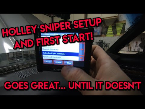 Holley Sniper First Start... FAIL!!