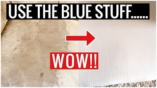 How to Clean & REMOVE STAINS from COUCH Cushions & Fabric!! (Cleaning Hack) | Andrea Jean Cleaning