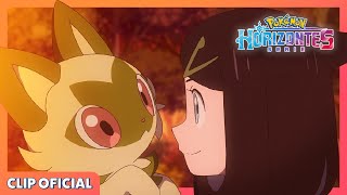 ¡Liko conoce a Sprigatito! | Serie Horizontes Pokémon | Clip oficial