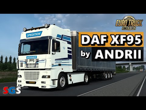 |ETS2 1.45| DAF XF95 SC/SSC by ANDRII [Truck Mod]
